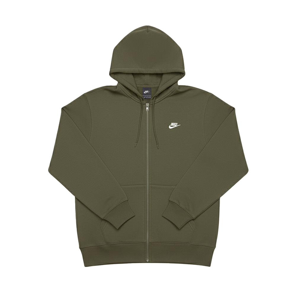 Nike Men's Club Full-Zip Fleece Hoodie