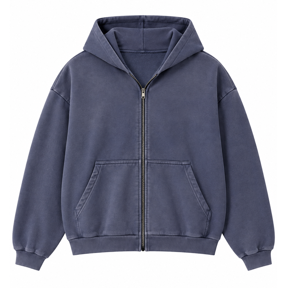 MNML Vintage Zip Up Hoodie