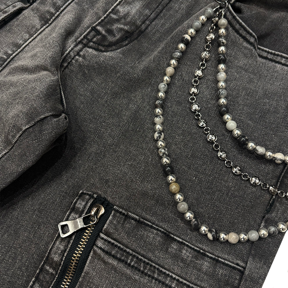 Gunzinii Demin Pant Grey