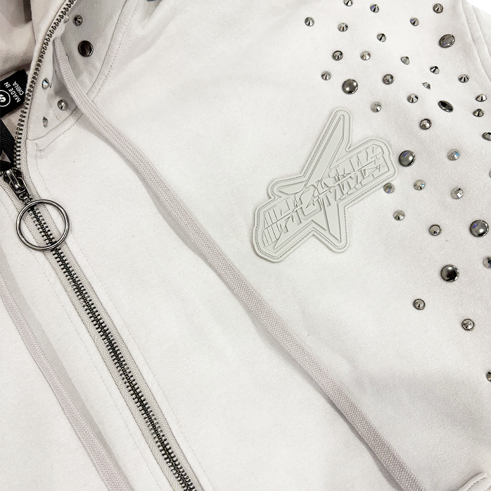 Hudson 637A Stones Studs Hoody