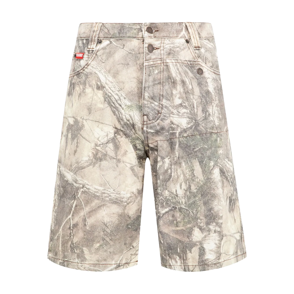 Pleasures canvas hunt shorts