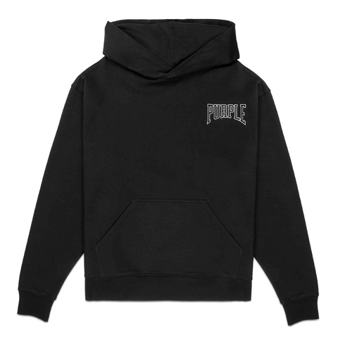 PUPRLE BRAND FRENCH TERRY HOODY BLACK BEAUTY