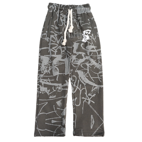 Forever Situated Graffiti Sweatpants