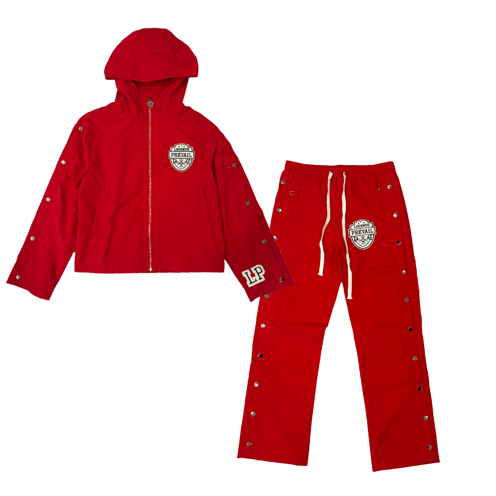 Legends Prevail Red Tracksuit Set