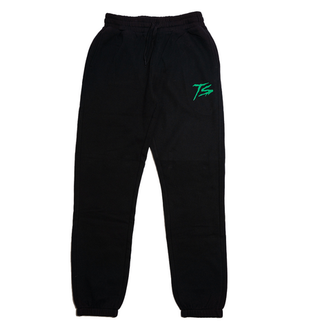 Terror Squad Black Out/Green Sweatsuit Full Set