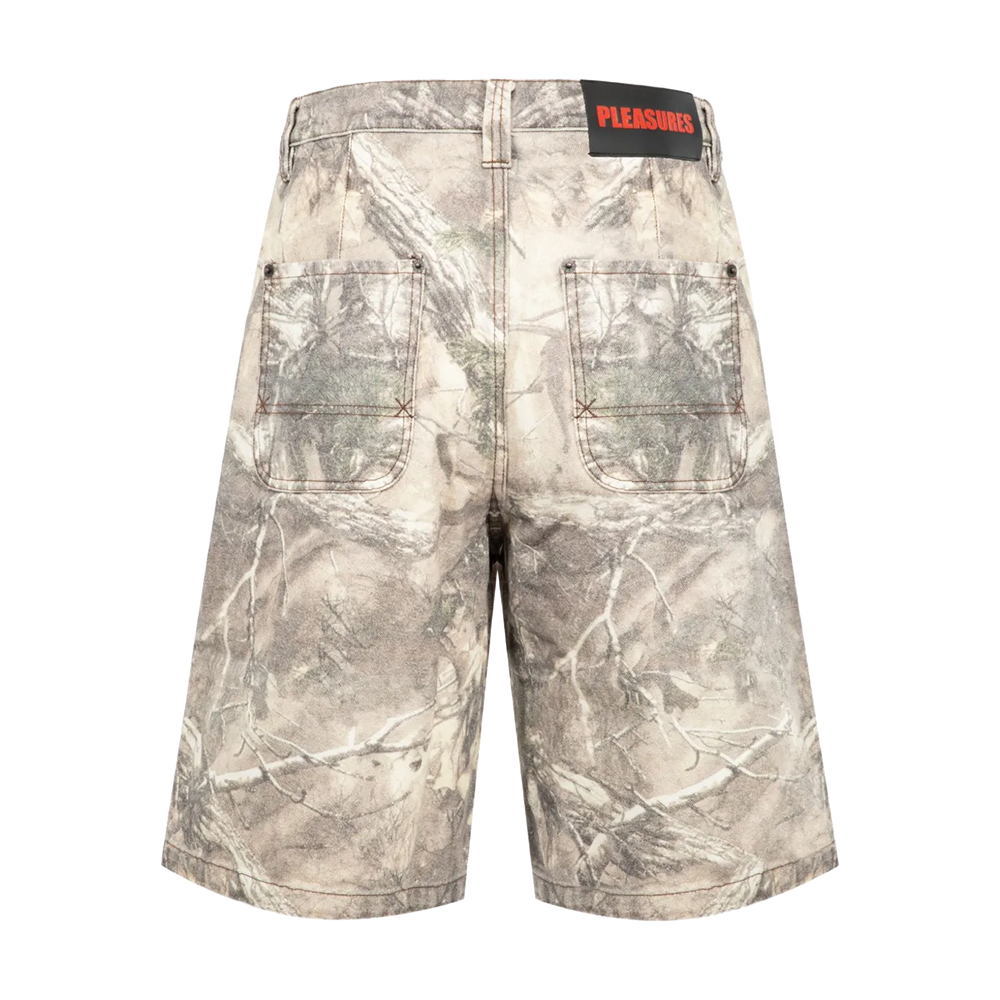 Pleasures canvas hunt shorts