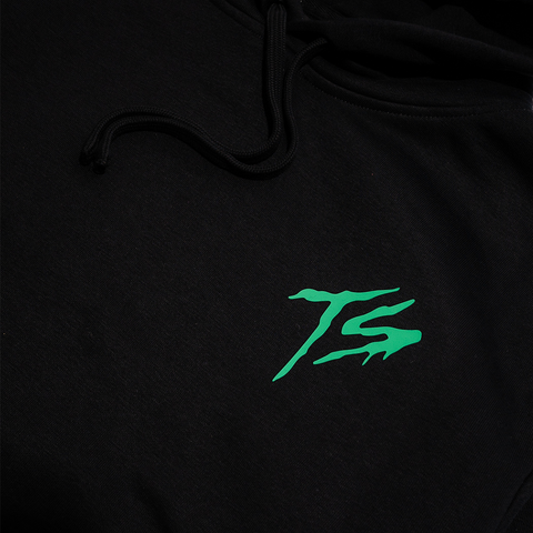 Terror Squad Black Out/Green Sweatsuit Full Set