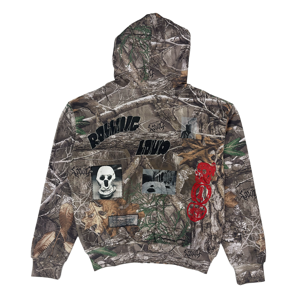 Rolling Loud Touring Crew Camo Zip Up Hoodie