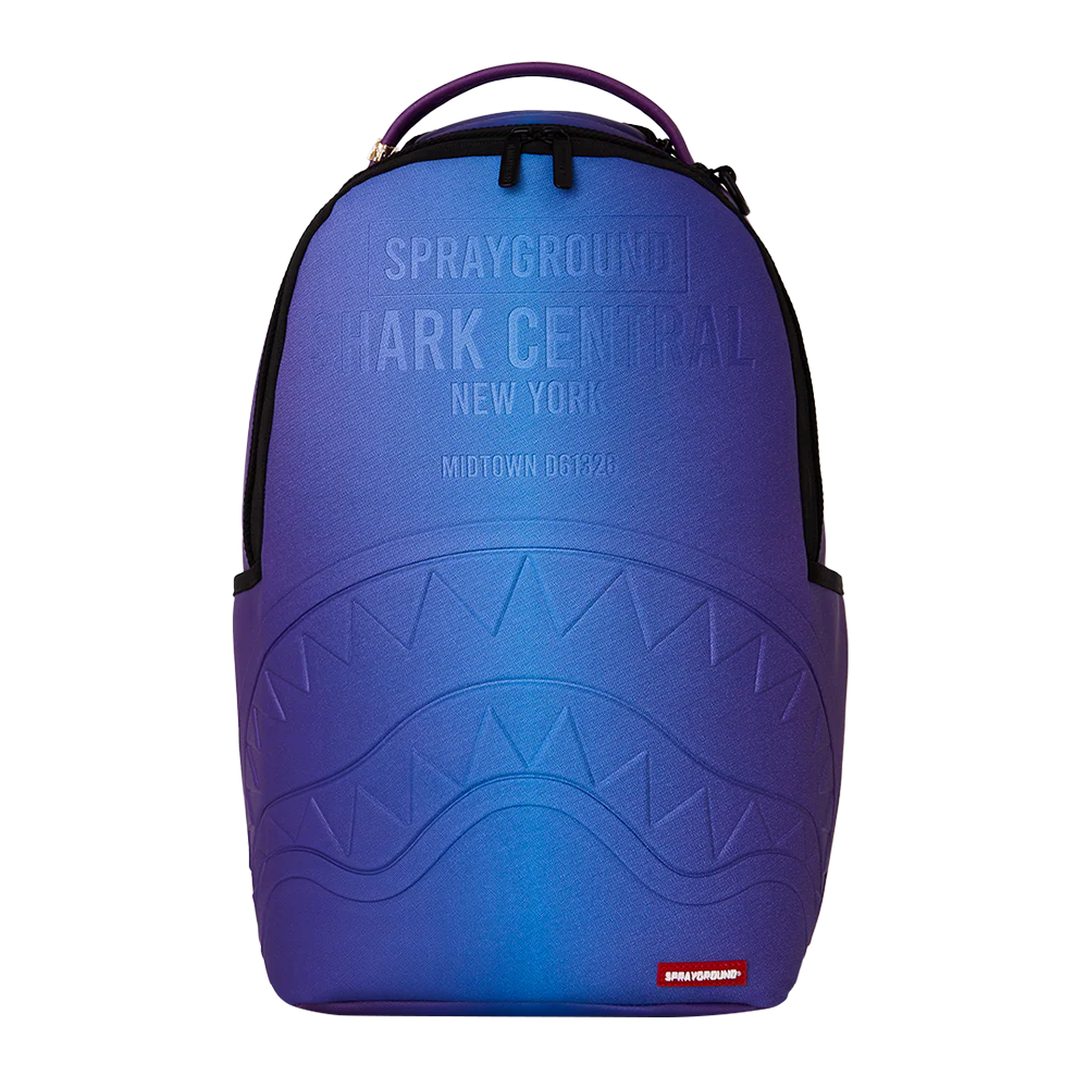 Sprayground Shark Central Embossed Dusk Dlxsv Backpack