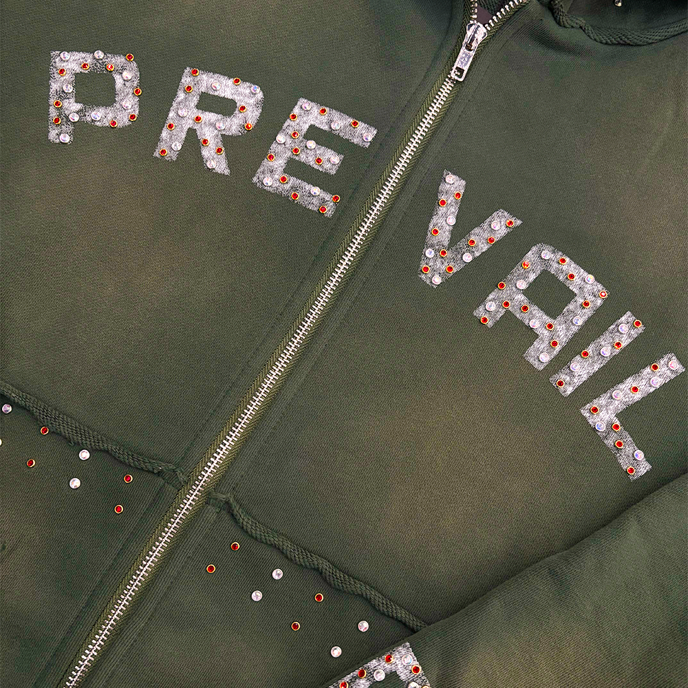 Legends Prevail Rhine stone Hunter Green Sweatsuit