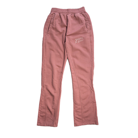 Y.I.D. Core Flare Sweatpants Cherry