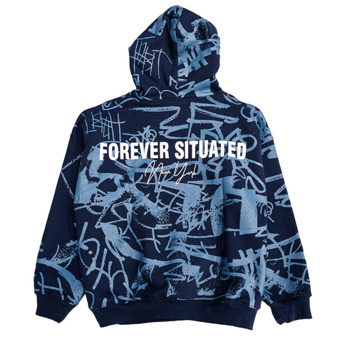 Forever Situated Graffiti Hoodie