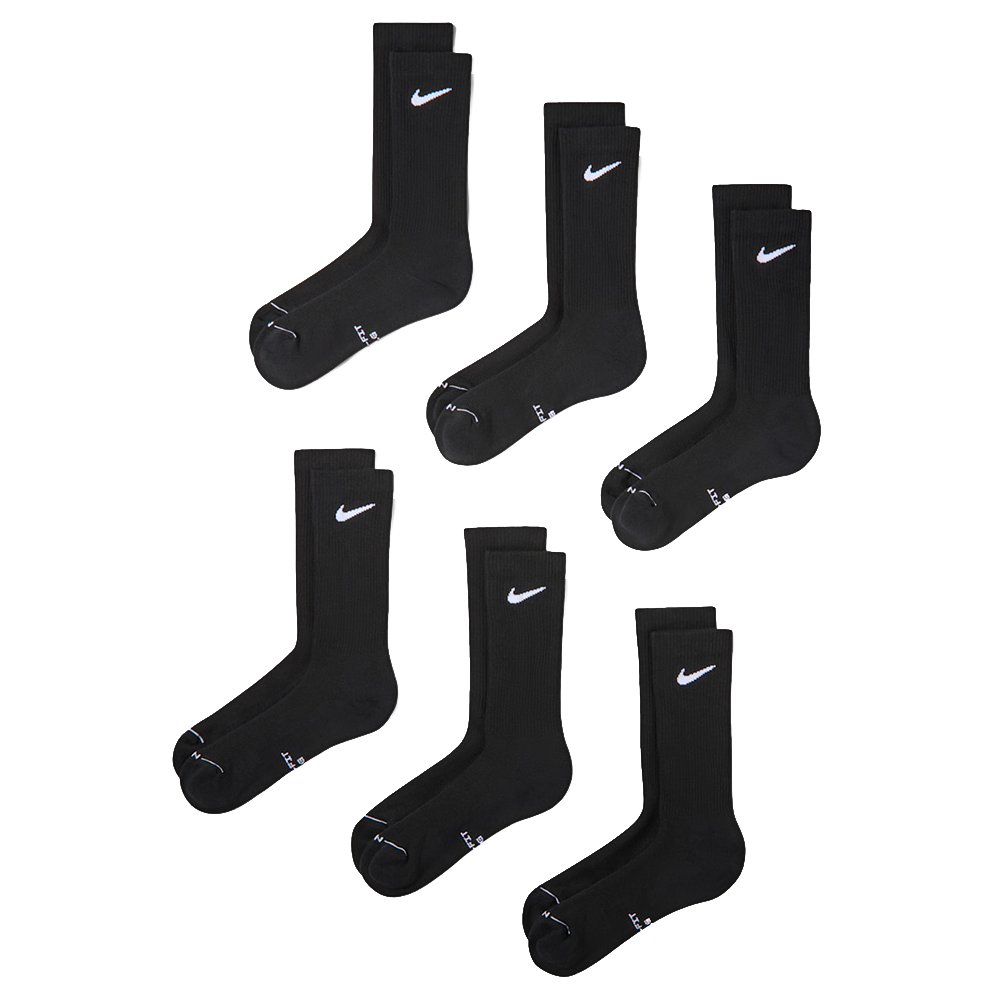 Nike Everyday Elevated Crew Socks (6-Pack)