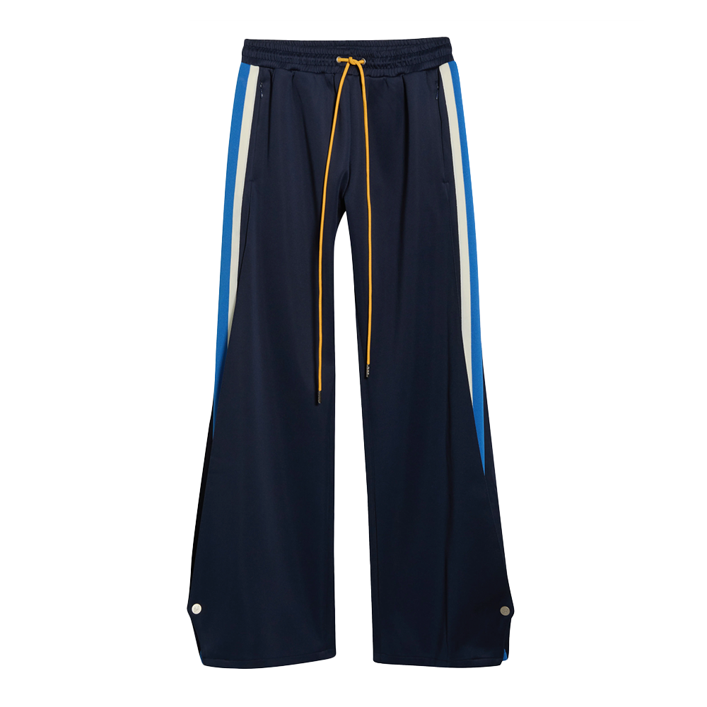 DSM Striped Snap Pant  Navy-Blue