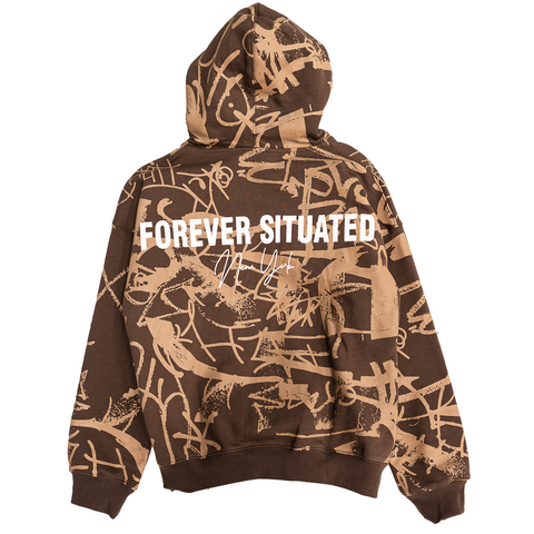 Forever Situated Graffiti Hoodie