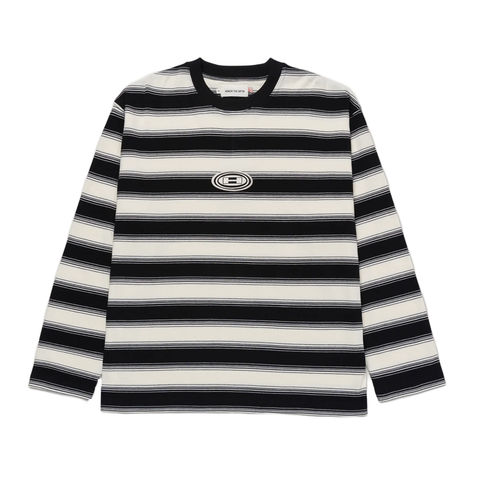 HTG STRIPE TEE BLACK