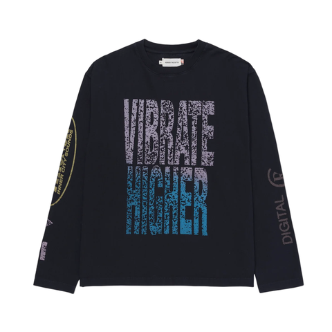 HTG VIBRATIONS LS TEE BLACK