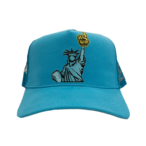 UP NYC Trucker Hat Sky Blue