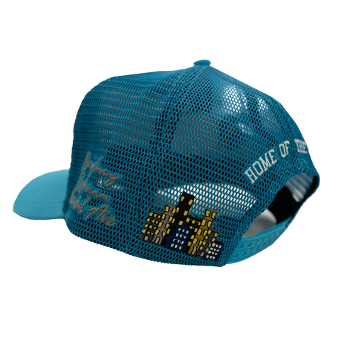 UP NYC Trucker Hat Sky Blue