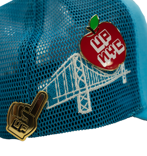 UP NYC Trucker Hat Sky Blue