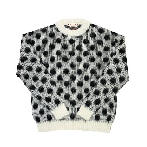 Marni Polka Dot Round Neck Sweater