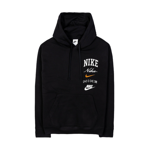 Nike Club Fleece Pullover Hoodie Black