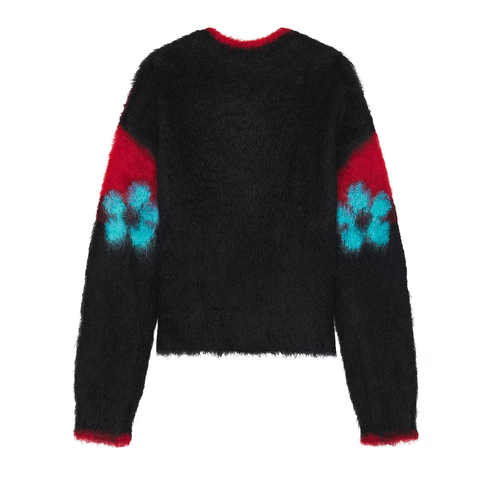 Marni Fuzzy Wuzzy Flower Pullover Sweater