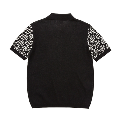 HTG H Knit Pattern Polo