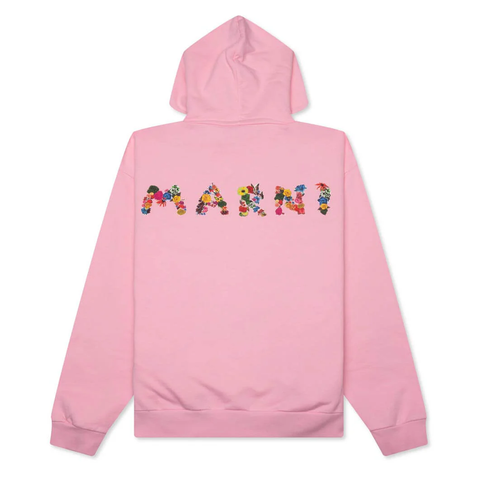 Marni Collage Bouquet Hooded Sweatshirt