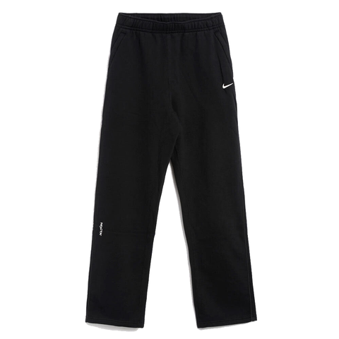 NIKE X NOCTA OPEN HEM SWEATPANTS BLACK