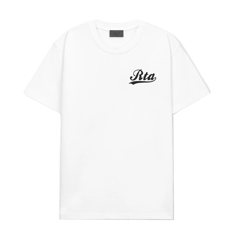 RTA WHITE SCRIPT TEE