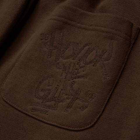 Honor The Gift Script Embroidered Sweatpants