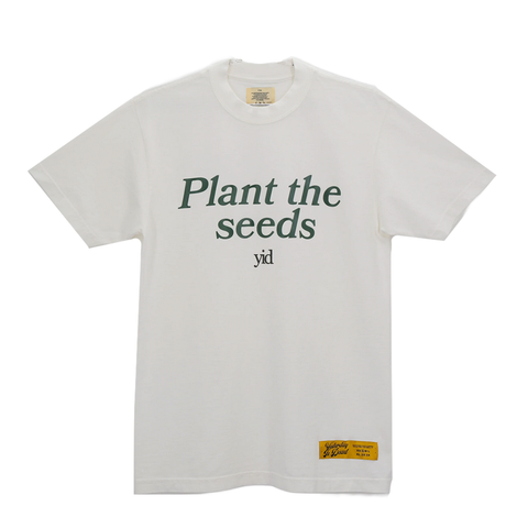 YID SEEDS TEE WHITE FRONT