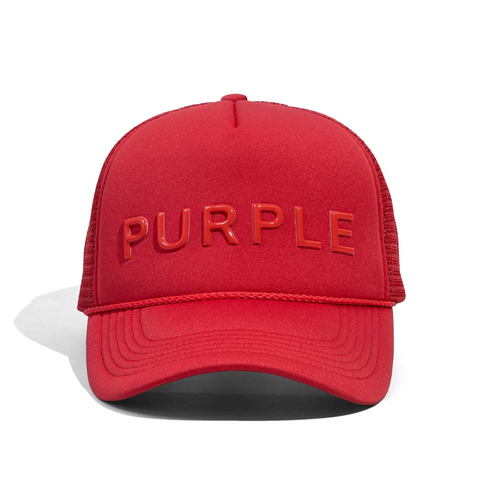 Purple Silicone Foam Trucker