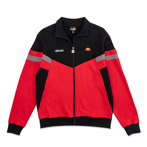 ELLESSE VARESIE TRACK JACKET RED BLACK