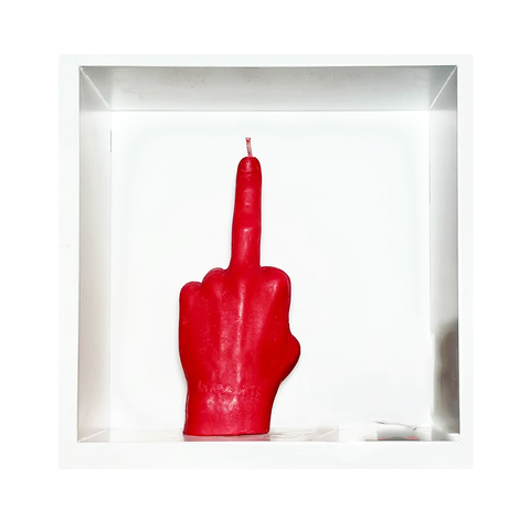 Red Icon Hand Candle